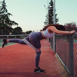 Medium and Heavy resistance booty bands